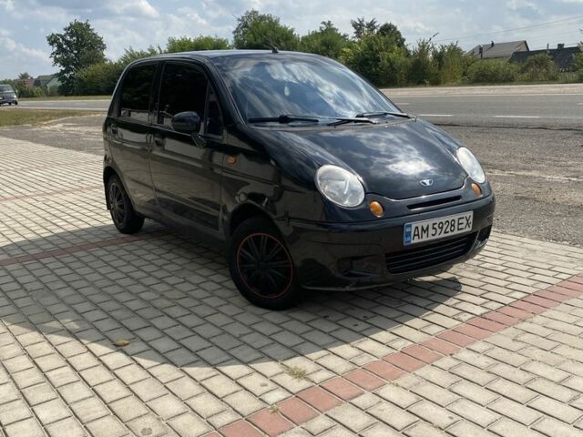 Черный Дэу Матиз, объемом двигателя 0.8 л и пробегом 100 тыс. км за 1550 $, фото 1 на Automoto.ua
