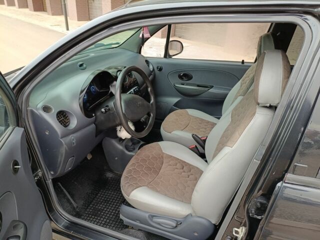 Черный Дэу Матиз, объемом двигателя 0.8 л и пробегом 88 тыс. км за 3200 $, фото 4 на Automoto.ua