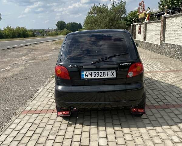 Черный Дэу Матиз, объемом двигателя 0.8 л и пробегом 100 тыс. км за 1550 $, фото 2 на Automoto.ua