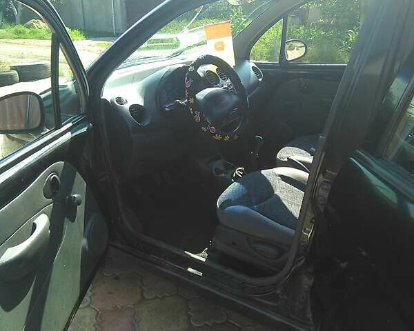 Черный Дэу Матиз, объемом двигателя 0.8 л и пробегом 109 тыс. км за 2290 $, фото 8 на Automoto.ua