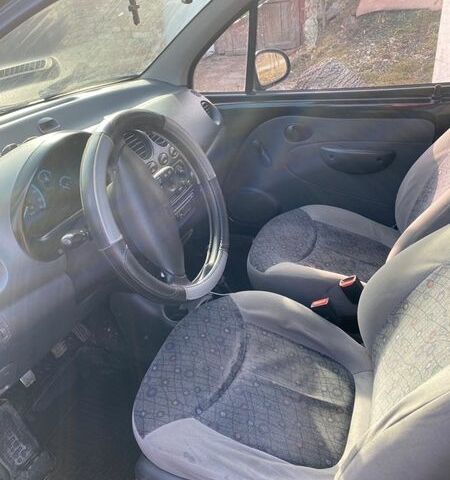 Черный Дэу Матиз, объемом двигателя 0.8 л и пробегом 187 тыс. км за 1500 $, фото 4 на Automoto.ua