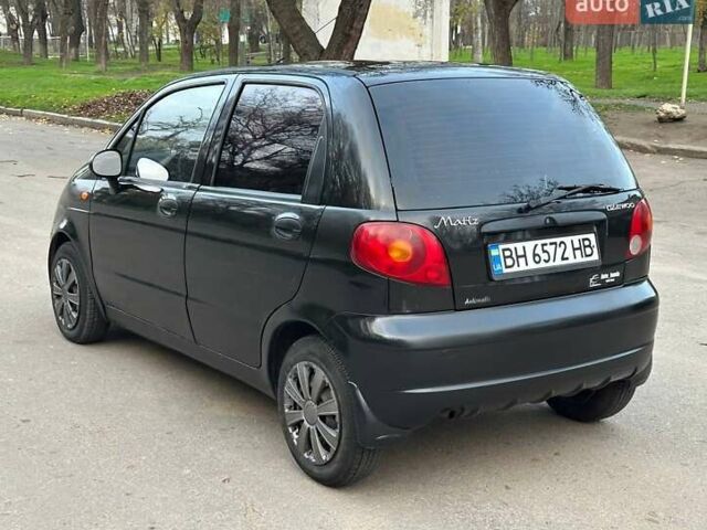 Черный Дэу Матиз, объемом двигателя 0.8 л и пробегом 140 тыс. км за 3000 $, фото 2 на Automoto.ua