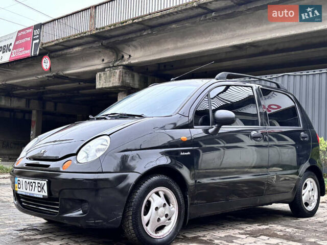 Черный Дэу Матиз, объемом двигателя 0.8 л и пробегом 82 тыс. км за 2800 $, фото 1 на Automoto.ua