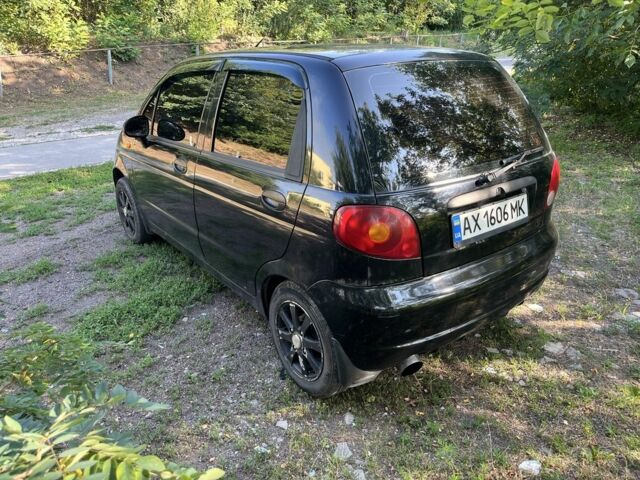 Черный Дэу Матиз, объемом двигателя 0.8 л и пробегом 130 тыс. км за 2200 $, фото 2 на Automoto.ua