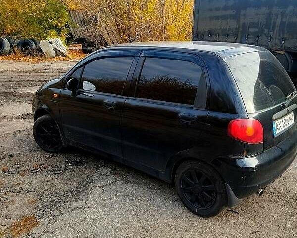 Черный Дэу Матиз, объемом двигателя 0.8 л и пробегом 120 тыс. км за 1800 $, фото 5 на Automoto.ua