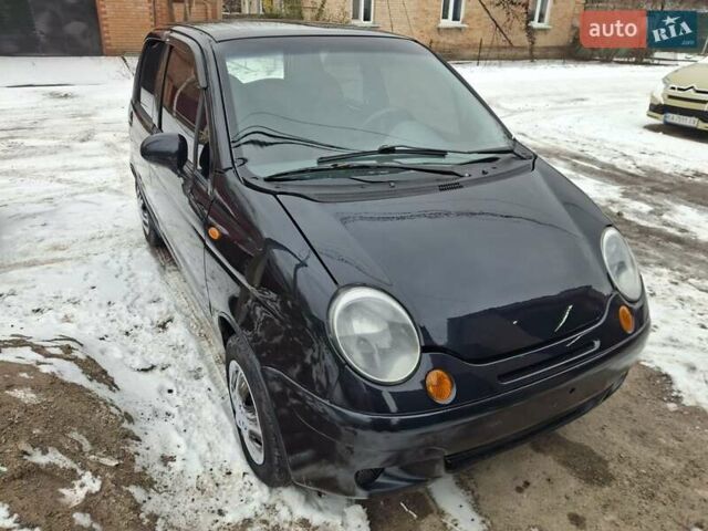 Черный Дэу Матиз, объемом двигателя 0.8 л и пробегом 237 тыс. км за 2500 $, фото 3 на Automoto.ua