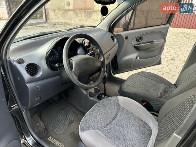 Черный Дэу Матиз, объемом двигателя 0.8 л и пробегом 142 тыс. км за 2950 $, фото 16 на Automoto.ua
