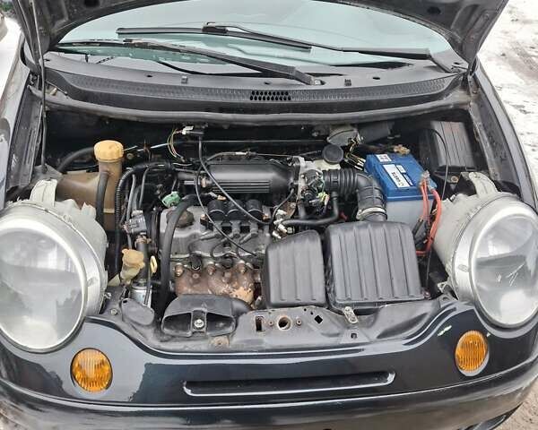 Черный Дэу Матиз, объемом двигателя 0.8 л и пробегом 237 тыс. км за 2500 $, фото 5 на Automoto.ua