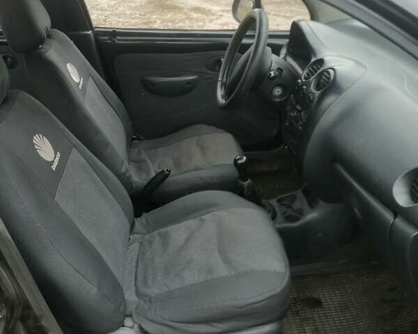 Черный Дэу Матиз, объемом двигателя 0.8 л и пробегом 199 тыс. км за 1300 $, фото 3 на Automoto.ua