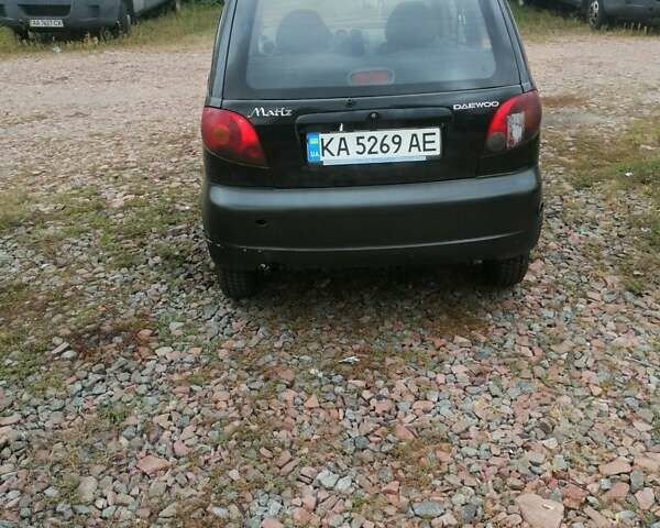 Черный Дэу Матиз, объемом двигателя 0.8 л и пробегом 199 тыс. км за 1300 $, фото 7 на Automoto.ua