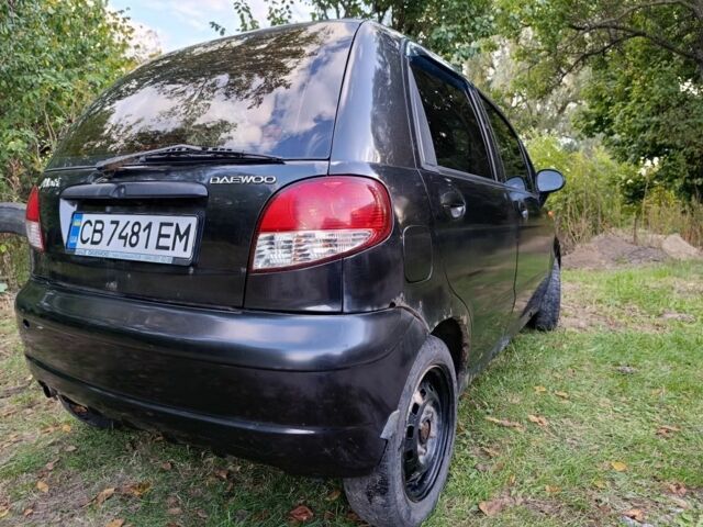Чорний Деу Матіз, об'ємом двигуна 0.8 л та пробігом 157 тис. км за 1350 $, фото 5 на Automoto.ua