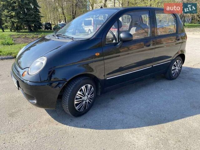 Черный Дэу Матиз, объемом двигателя 0.8 л и пробегом 100 тыс. км за 2400 $, фото 2 на Automoto.ua