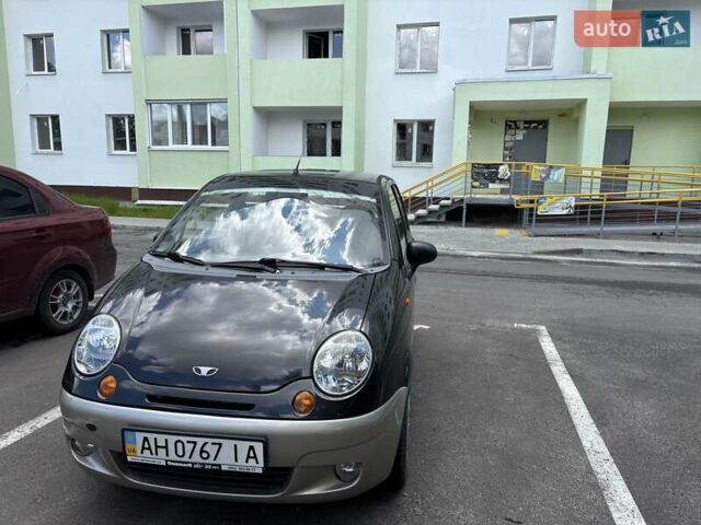 Черный Дэу Матиз, объемом двигателя 0.8 л и пробегом 14 тыс. км за 3800 $, фото 1 на Automoto.ua