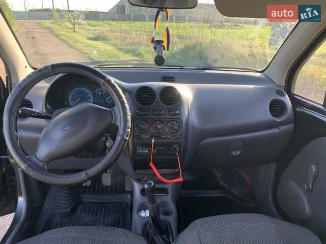 Черный Дэу Матиз, объемом двигателя 0.8 л и пробегом 184 тыс. км за 2200 $, фото 22 на Automoto.ua