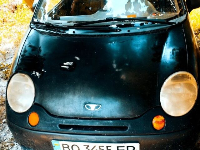 Черный Дэу Матиз, объемом двигателя 0.8 л и пробегом 2 тыс. км за 500 $, фото 1 на Automoto.ua