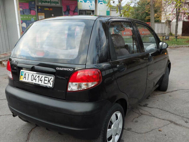 Черный Дэу Матиз, объемом двигателя 0.8 л и пробегом 116 тыс. км за 2300 $, фото 5 на Automoto.ua