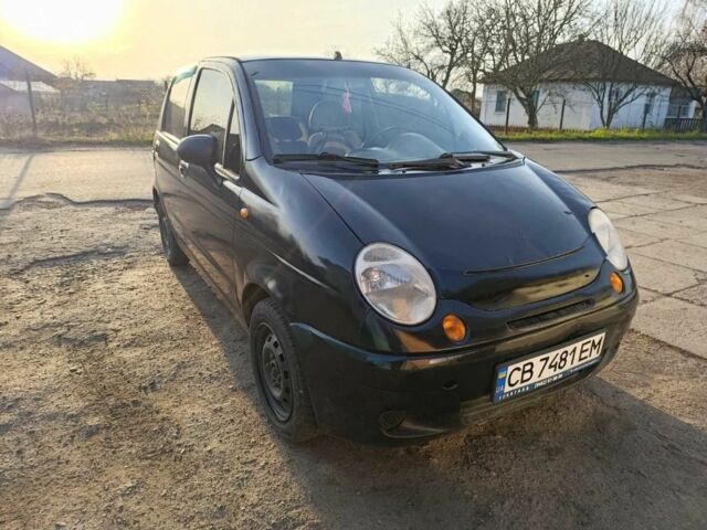 Черный Дэу Матиз, объемом двигателя 0.8 л и пробегом 159 тыс. км за 1800 $, фото 1 на Automoto.ua