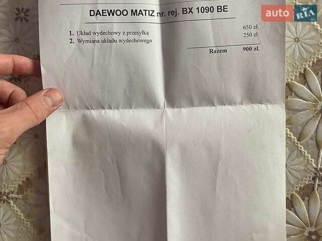 Черный Дэу Матиз, объемом двигателя 0.8 л и пробегом 85 тыс. км за 2450 $, фото 18 на Automoto.ua