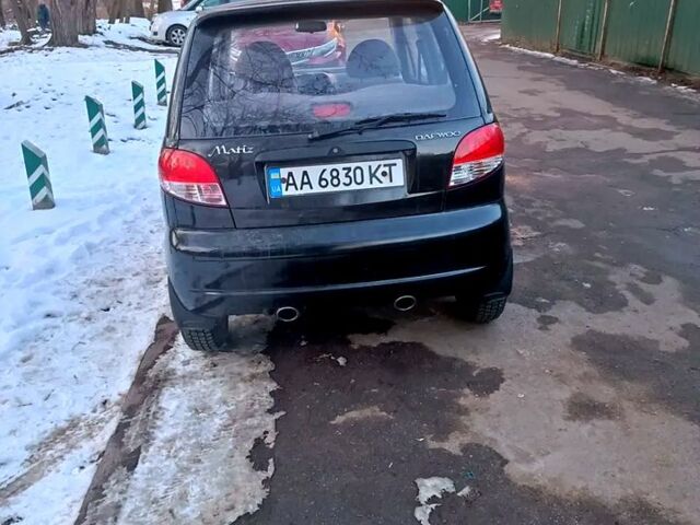 Черный Дэу Матиз, объемом двигателя 0.8 л и пробегом 100 тыс. км за 2000 $, фото 3 на Automoto.ua