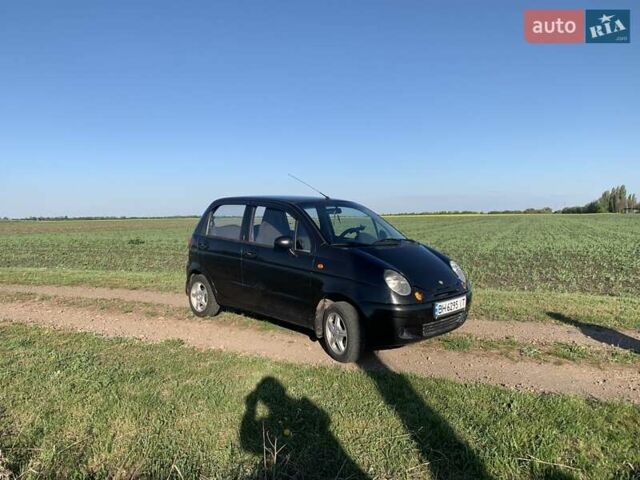 Черный Дэу Матиз, объемом двигателя 0.8 л и пробегом 184 тыс. км за 2200 $, фото 1 на Automoto.ua