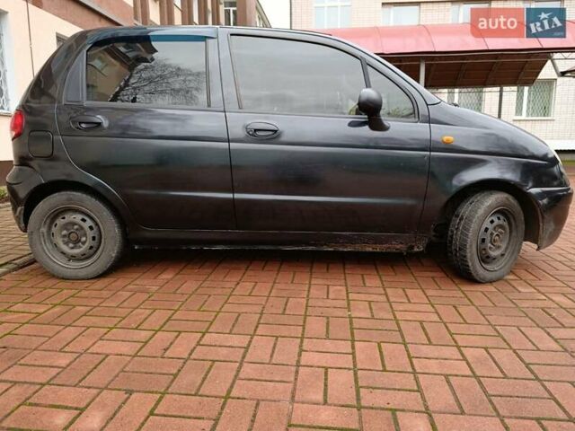 Черный Дэу Матиз, объемом двигателя 0.8 л и пробегом 159 тыс. км за 1800 $, фото 6 на Automoto.ua