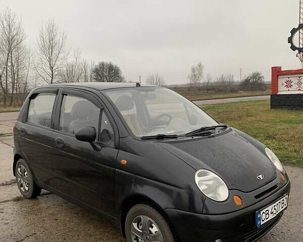 Черный Дэу Матиз, объемом двигателя 0.8 л и пробегом 141 тыс. км за 2400 $, фото 1 на Automoto.ua