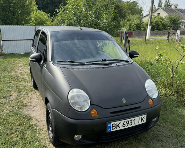 Черный Дэу Матиз, объемом двигателя 0.8 л и пробегом 173 тыс. км за 2500 $, фото 1 на Automoto.ua