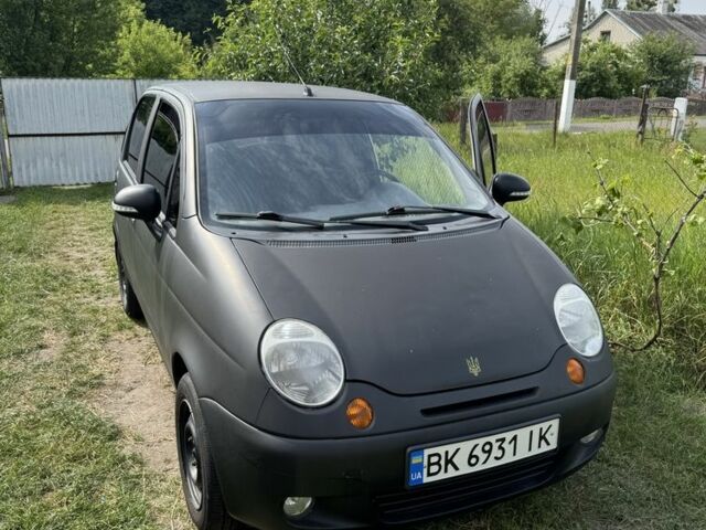 Черный Дэу Матиз, объемом двигателя 0.8 л и пробегом 173 тыс. км за 2400 $, фото 1 на Automoto.ua