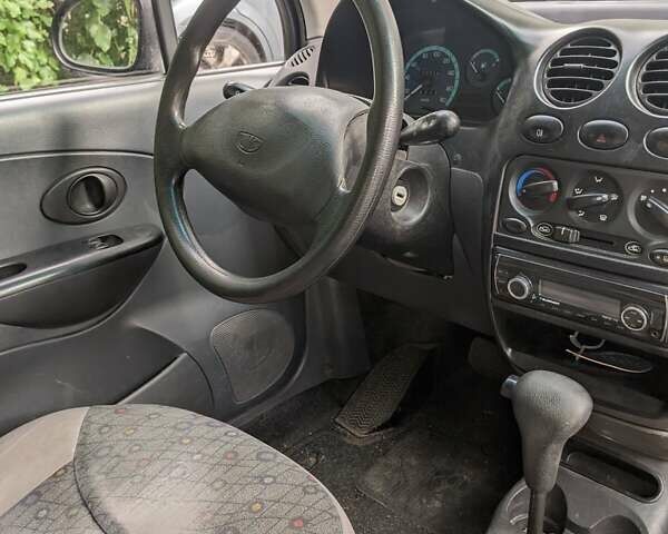 Черный Дэу Матиз, объемом двигателя 0.8 л и пробегом 103 тыс. км за 3500 $, фото 6 на Automoto.ua