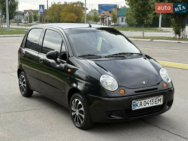Черный Дэу Матиз, объемом двигателя 0.8 л и пробегом 120 тыс. км за 3400 $, фото 3 на Automoto.ua