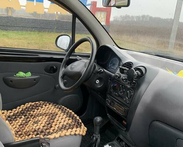 Черный Дэу Матиз, объемом двигателя 0.8 л и пробегом 141 тыс. км за 2400 $, фото 5 на Automoto.ua