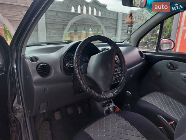 Черный Дэу Матиз, объемом двигателя 0.8 л и пробегом 106 тыс. км за 2299 $, фото 8 на Automoto.ua