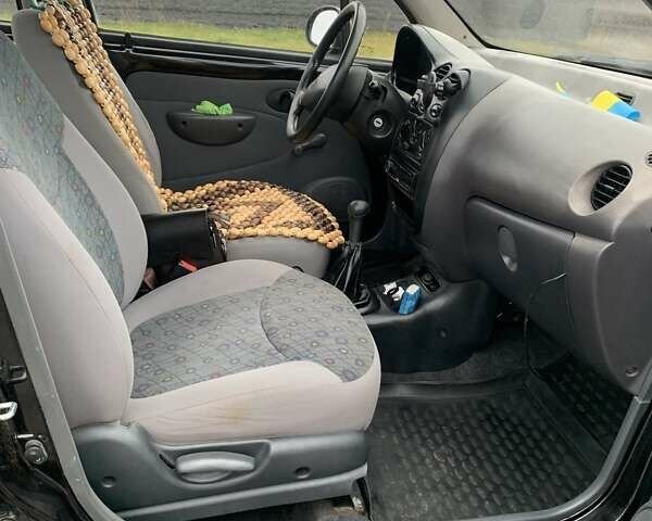 Черный Дэу Матиз, объемом двигателя 0.8 л и пробегом 141 тыс. км за 2400 $, фото 9 на Automoto.ua