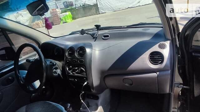 Черный Дэу Матиз, объемом двигателя 0.8 л и пробегом 129 тыс. км за 2500 $, фото 10 на Automoto.ua