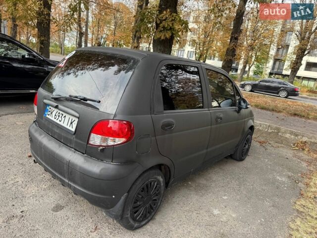 Черный Дэу Матиз, объемом двигателя 0.8 л и пробегом 192 тыс. км за 1600 $, фото 4 на Automoto.ua