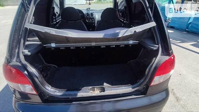 Черный Дэу Матиз, объемом двигателя 0.8 л и пробегом 129 тыс. км за 2500 $, фото 12 на Automoto.ua