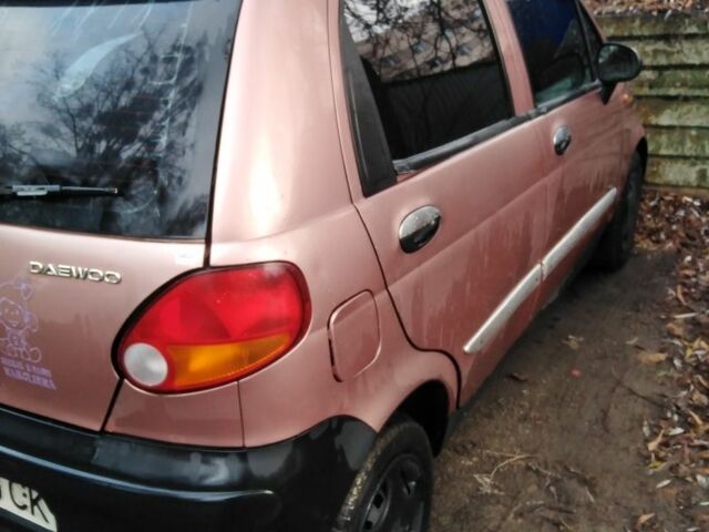 Красный Дэу Матиз, объемом двигателя 0.8 л и пробегом 2 тыс. км за 1050 $, фото 2 на Automoto.ua