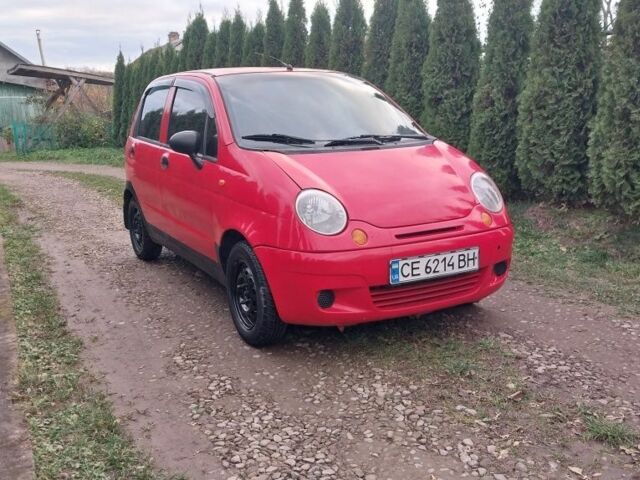 Красный Дэу Матиз, объемом двигателя 0.8 л и пробегом 150 тыс. км за 1200 $, фото 5 на Automoto.ua