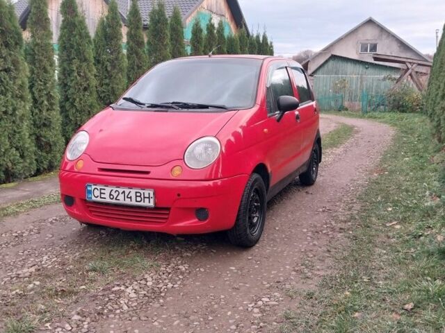 Красный Дэу Матиз, объемом двигателя 0.8 л и пробегом 150 тыс. км за 1200 $, фото 1 на Automoto.ua
