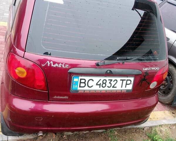 Красный Дэу Матиз, объемом двигателя 0.8 л и пробегом 186 тыс. км за 2500 $, фото 2 на Automoto.ua