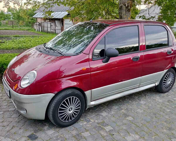 Красный Дэу Матиз, объемом двигателя 1 л и пробегом 250 тыс. км за 1350 $, фото 2 на Automoto.ua