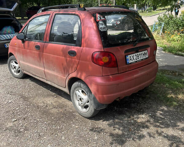 Червоний Деу Матіз, об'ємом двигуна 0.8 л та пробігом 150 тис. км за 2000 $, фото 3 на Automoto.ua