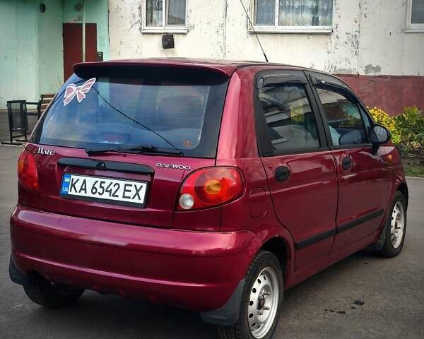 Красный Дэу Матиз, объемом двигателя 0.8 л и пробегом 163 тыс. км за 2700 $, фото 4 на Automoto.ua