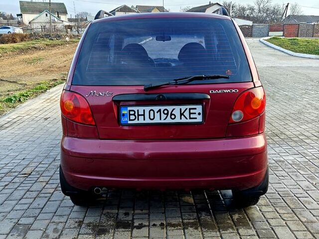 Красный Дэу Матиз, объемом двигателя 0.8 л и пробегом 145 тыс. км за 1900 $, фото 7 на Automoto.ua