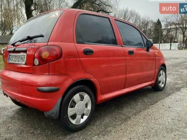 Червоний Деу Матіз, об'ємом двигуна 0.8 л та пробігом 126 тис. км за 3000 $, фото 2 на Automoto.ua