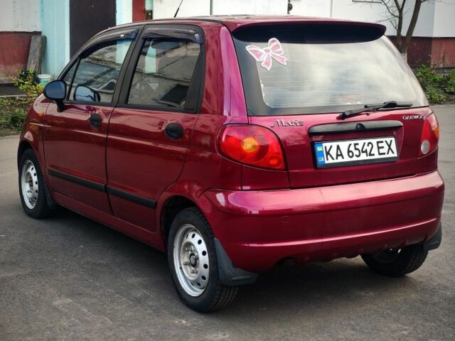 Красный Дэу Матиз, объемом двигателя 0.8 л и пробегом 163 тыс. км за 2800 $, фото 3 на Automoto.ua