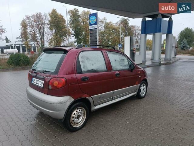 Дэу Матиз 2006 в Тульчине на Automoto.ua Красный Дэу Матиз, объемом двигателя 1 л и пробегом 160 тыс. км за 1350 $, фото 5 на Automoto.ua
