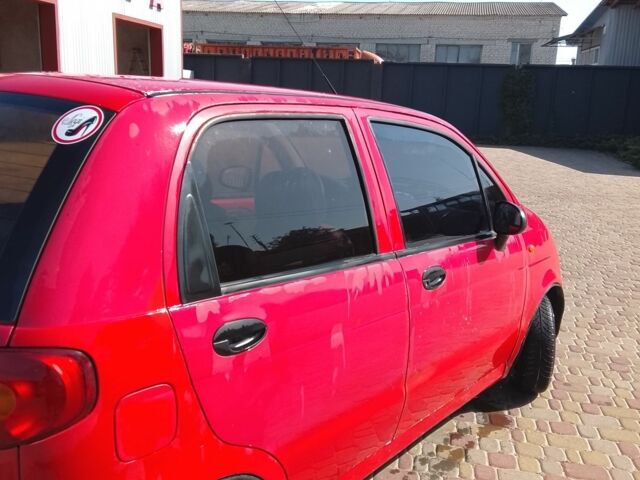 Красный Дэу Матиз, объемом двигателя 0.8 л и пробегом 100 тыс. км за 1700 $, фото 3 на Automoto.ua