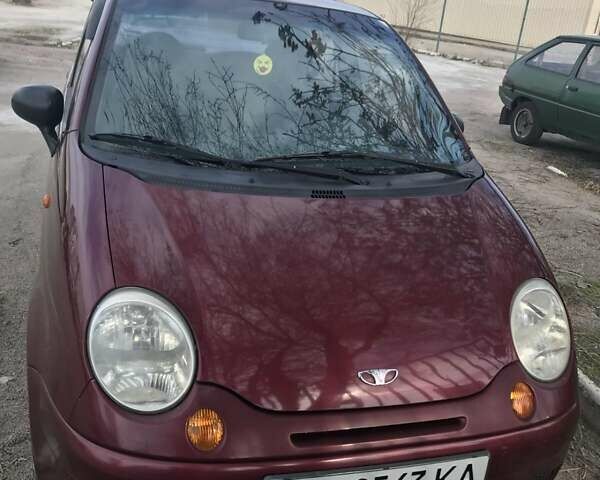 Красный Дэу Матиз, объемом двигателя 0.8 л и пробегом 162 тыс. км за 2500 $, фото 2 на Automoto.ua