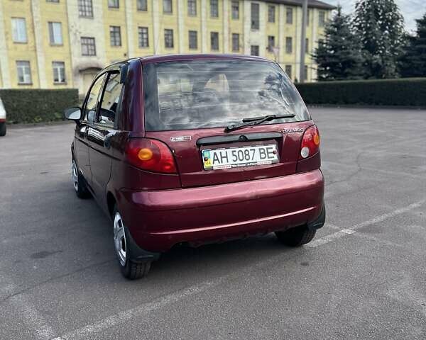 Червоний Деу Матіз, об'ємом двигуна 0.8 л та пробігом 100 тис. км за 2000 $, фото 4 на Automoto.ua